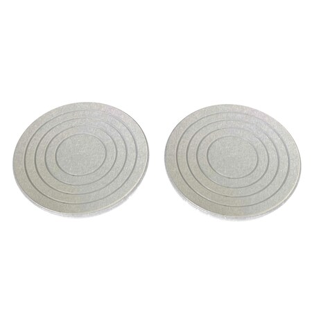 Castello Usa Diatomite Stone 7-inch Hot Plate Trivet - Gray, 2PK CB-DHP-G
